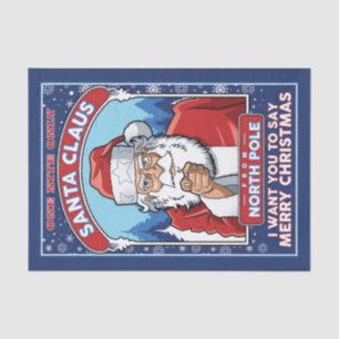 Weihnachten Weihnachten Weihnachten sagt Frohe Wei Seidenpapier