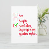 Weihnachten Weihnachten Weihnachten scheußlich ode (Stehend Vorderseite)