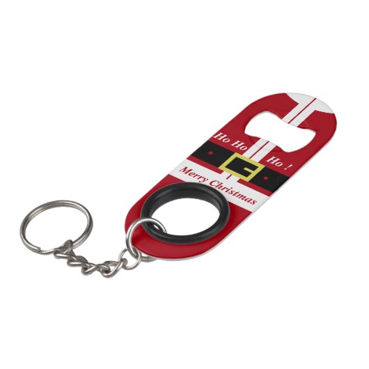 Weihnachten Weihnachten Weihnachten Schlüsselanhän Mini Flaschenöffner (Vorderseite Schrägansicht)