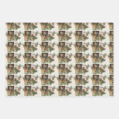 Weihnachten Weihnachten Weihnachten, Schnee und Ka Geschenkpapier Set (Vorderseite)