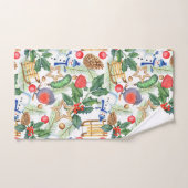 Weihnachten Weihnachten Weihnachten Schneemann, Pi Badhandtuch Set (Handtuch)