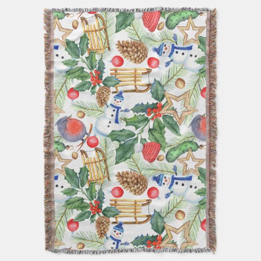 Weihnachten Weihnachten Weihnachten Schneemann, Pi Decke (Vorderseite Vertikal)