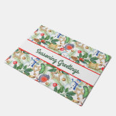 Weihnachten Weihnachten Weihnachten Schneemann, Pi Fußmatte (Schrägansicht)