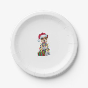 Weihnachten Weihnachten Weihnachten-Silky-Terrier- Pappteller