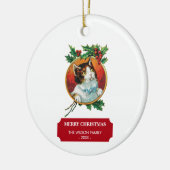 Weihnachten Weihnachten Weihnachten Urlaub Weihnac Keramik Ornament (Links)