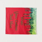 Weihnachten Weihnachten Weihnachten Weihnachten Fe Wandteppich (Vorderseite (Horizontal))