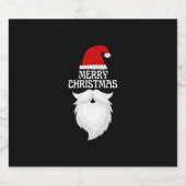 Weihnachten Weihnachten Weihnachten Weihnachten Ur Bierflaschenetikett (Einzelnes Label)