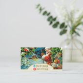 Weihnachten Weihnachten Weihnachten Weihnachten Visitenkarte (Stehend Vorderseite)