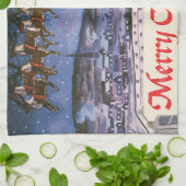 Weihnachten Weihnachten Weihnachten Weihnachten We Geschirrtuch (Gefaltet)