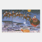 Weihnachten Weihnachten Weihnachten Weihnachten We Rechteckiger Aufkleber (Vorderseite)