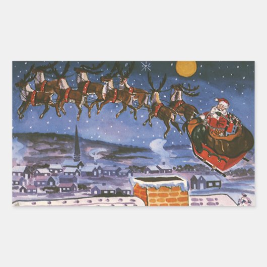 Weihnachten Weihnachten Weihnachten Weihnachten We Rechteckiger Aufkleber (Vorderseite)