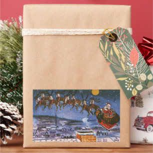 Weihnachten Weihnachten Weihnachten Weihnachten We Rechteckiger Aufkleber