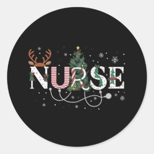 Weihnachten Weihnachten Weihnachten Weihnachten We Runder Aufkleber