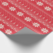 Weihnachten Weihnachten Weihnachten Weihnachtsbaum Geschenkpapier (Ecke)