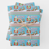 Weihnachten Weihnachten Weihnachten Weihnachtsmann Geschenkpapier Set (Beispiel)