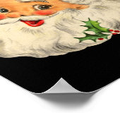 Weihnachten Weihnachten Weihnachten Weihnachtsmann Poster (Ecke)