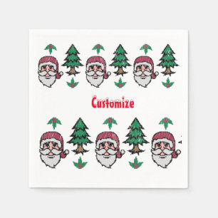 Weihnachten Weihnachten Weihnachten Weihnachtsmann Serviette