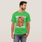 Weihnachten Weihnachten Weihnachts-Eichhörnchenfam T-Shirt (Vorne ganz)