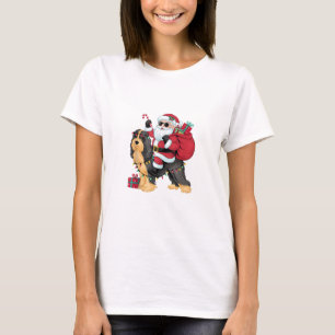 Weihnachten Weihnachten Weihnachts-Reiten Havanna T-Shirt