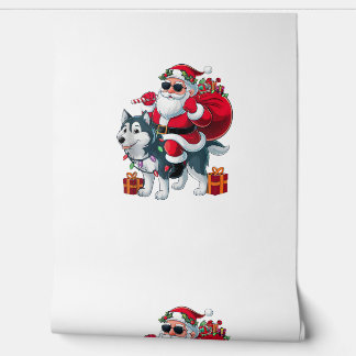 Weihnachten Weihnachten Weihnachts-Reiten Husky Do Tapete