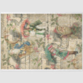 Weihnachten Weihnachten Weihnachtsalter Zeitung Ki Seidenpapier (Vorderseite)