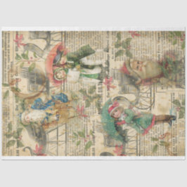 Weihnachten Weihnachten Weihnachtsalter Zeitung Ki Seidenpapier