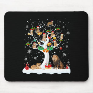 Weihnachten Weihnachten Weihnachtsbaum Hund Lover  Mousepad