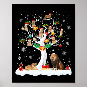 Weihnachten Weihnachten Weihnachtsbaum Hund Lover  Poster