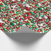 Weihnachten Weihnachten Weihnachtscreme Geschenkpapier (Ecke)