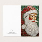 Weihnachten Weihnachten Weihnachtsfeier Mosaik (Außenseite Aufgefaltet)