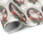 Weihnachten Weihnachten Weihnachtsfeiertag geflies Geschenkpapier (Rolleneckpunkt)