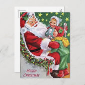 Weihnachten Weihnachten Weihnachtsfeiertag Postkar (Vorne/Hinten)