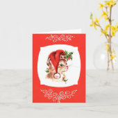 Weihnachten Weihnachten Weihnachtskarte Karte (Gelbe Blume)