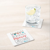 Weihnachten Weihnachten Weihnachtskatzen im Antler Rechteckiger Pappuntersetzer (Vor Ort)