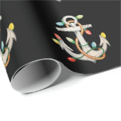 Weihnachten Weihnachten Weihnachtslicht Segeln Kre Geschenkpapier (Rolleneckpunkt)