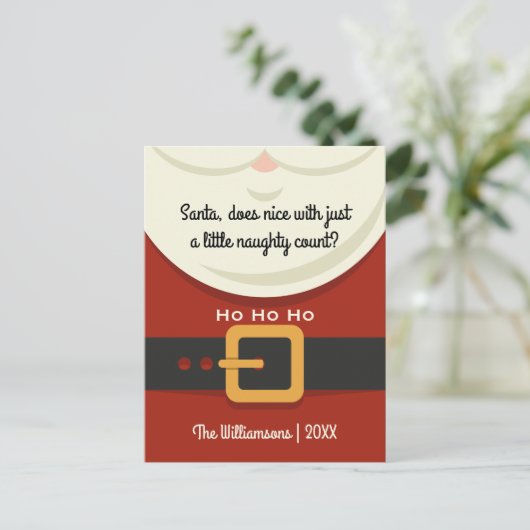 Weihnachten Weihnachten Weihnachtsmann Aughty & Ni (Stehend Vorderseite)