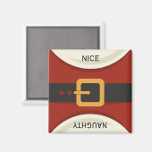 Weihnachten Weihnachten Weihnachtsmann Aughty & Ni Magnet (Vorderseite/Rückseite)