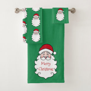 Weihnachten Weihnachten Weihnachtsmann Badetücher Badhandtuch Set