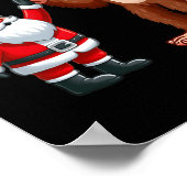 Weihnachten Weihnachten Weihnachtsmann Bigfoot Hoc Poster (Ecke)