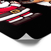 Weihnachten Weihnachten Weihnachtsmann Capybara Ho Poster (Ecke)