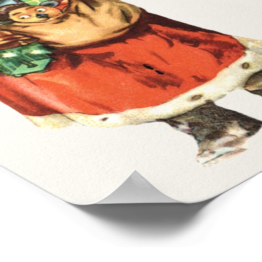 Weihnachten, Weihnachten, Weihnachtsmann Die Bilds Poster (Ecke)