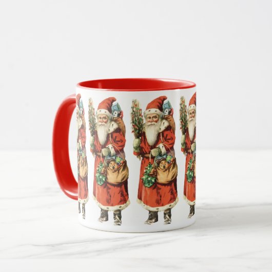 Weihnachten, Weihnachten, Weihnachtsmann Die Bilds Tasse (Vorderseite Links)