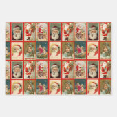 Weihnachten Weihnachten Weihnachtsmann Elfen Vikto Geschenkpapier Set (Vorderseite)