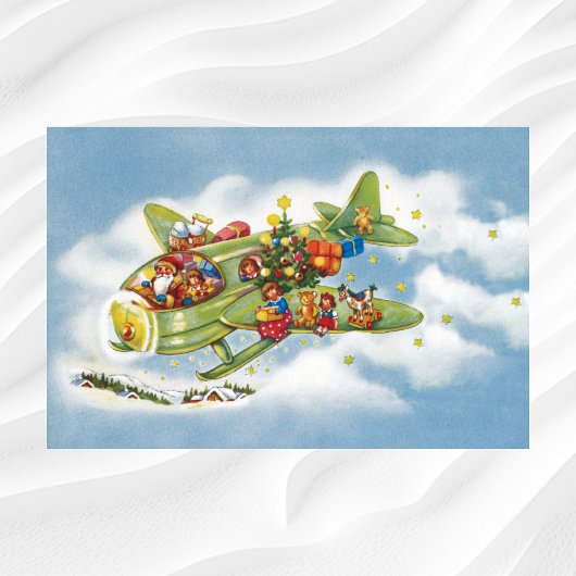 Weihnachten, Weihnachten, Weihnachtsmann fliegen e Poster
