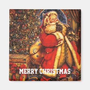 Weihnachten Weihnachten Weihnachtsmann glückliche Magnet