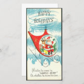 Weihnachten Weihnachten Weihnachtsmann im Hubschra (Vorne/Hinten)