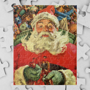Weihnachten Weihnachten Weihnachtsmann im Roten Me Puzzle