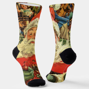 Weihnachten Weihnachten Weihnachtsmann im Roten Me Socken