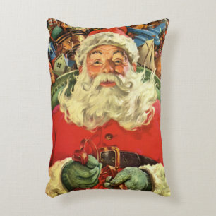 Weihnachten Weihnachten Weihnachtsmann im Roten Me Zierkissen