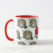 Weihnachten Weihnachten Weihnachtsmann Kindermädch Tasse (Links)